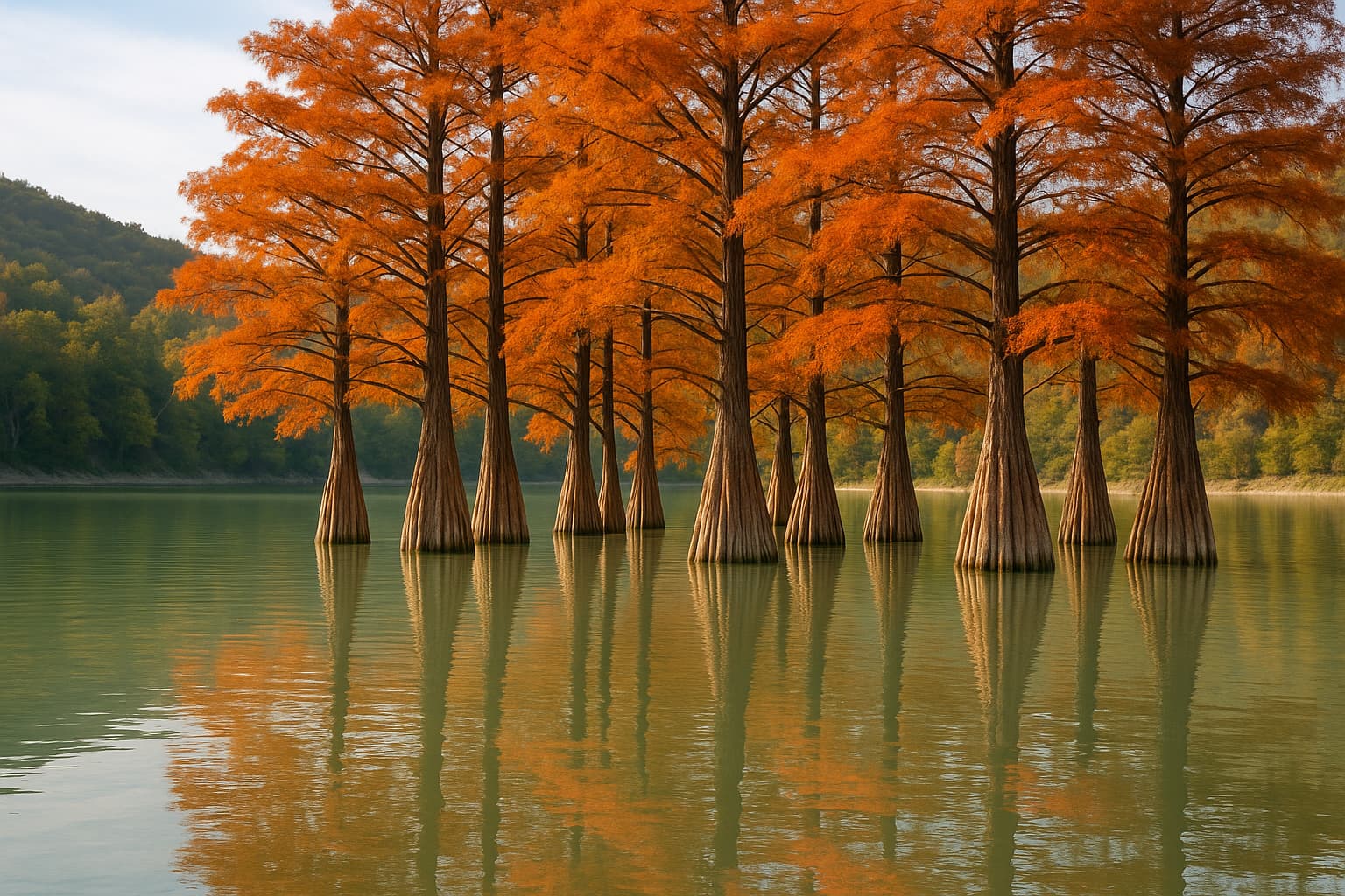 Кипарисовое озеро в Сукко